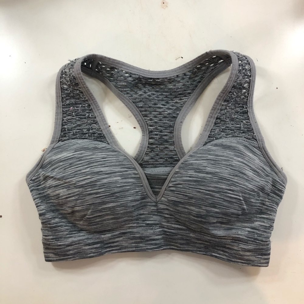 Pink sports bra